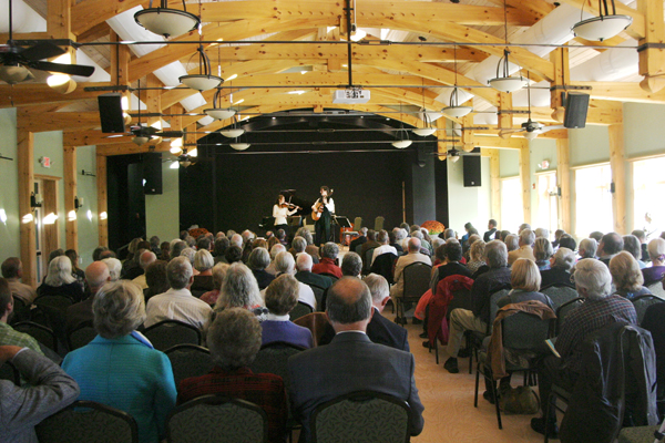 Interior view of main room of Event Center