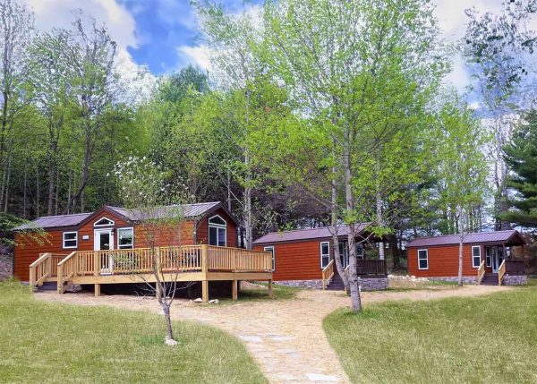 Cabins in the woods